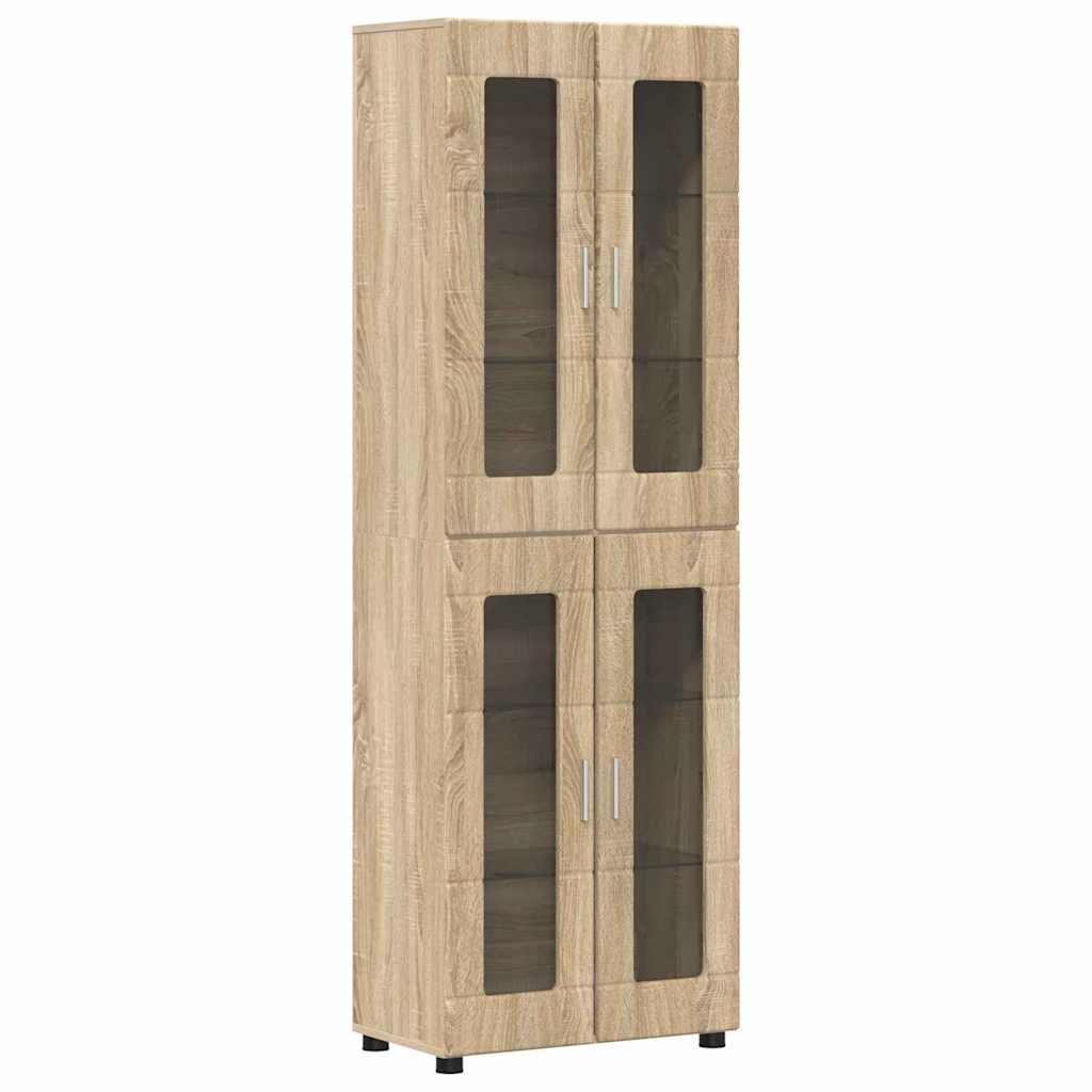Σετ επίπλου τηλεόρασης με συρτάρι FLORIN 3 pcs Δρύς Sonoma