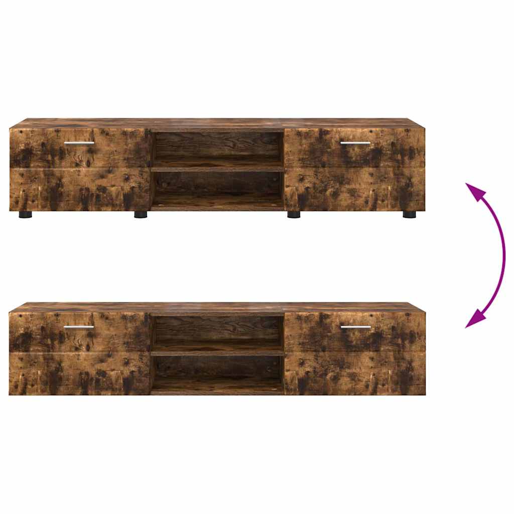 Σετ επίπλου τηλεόρασης FLORIN Καπνιστό Δρύς Επεξεργασμένο ξύλο