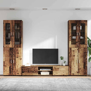 Σετ επίπλου τηλεόρασης FLORIN 3 τμχ. Παλιό ξύλο