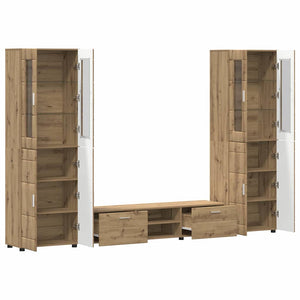 Σετ επίπλου τηλεόρασης FLORIN 3 τμχ. Artisan Oak