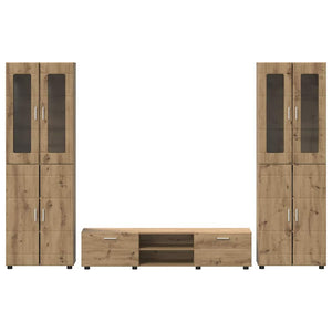 Σετ επίπλου τηλεόρασης FLORIN 3 τμχ. Artisan Oak