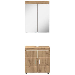 Σετ Επίπλων Μπάνιου TULUM 2 pcs Artisan Oak 60 x 34 x 63 εκ - Pakobazaar