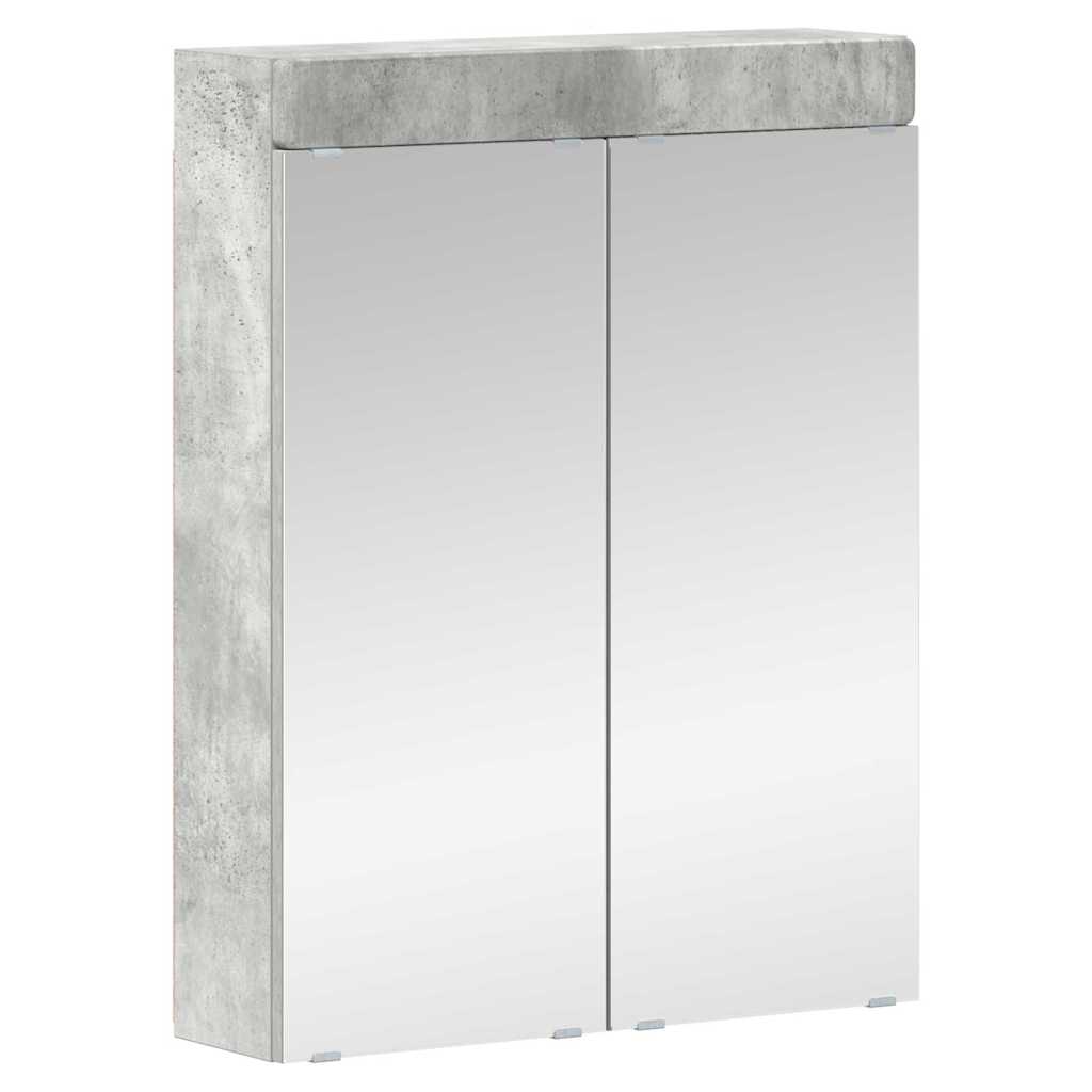 Σετ Επίπλων Μπάνιου TULUM 4 pcs Σκυρόδεμα Γκρι 60 x 34 x 63 εκ - Pakobazaar