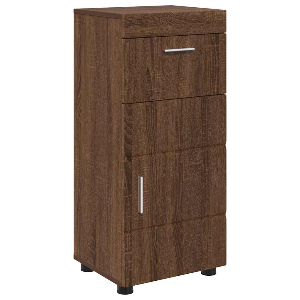 Σετ Επίπλων Μπάνιου TULUM 4 τμχ. Καφέ δρυς 60 x 34 x 63 εκ