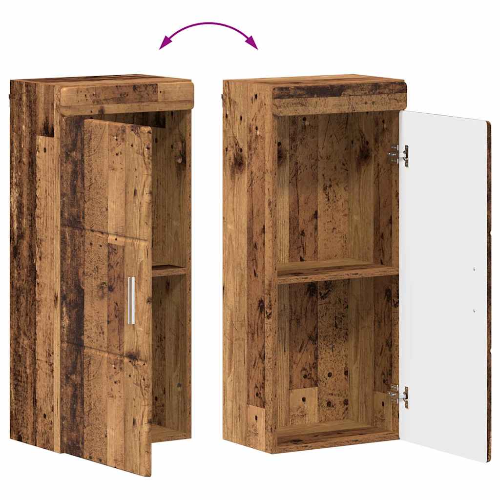 Σετ Επίπλων Μπάνιου TULUM 4 pcs Παλιό ξύλο 60 x 34 x 63 εκ