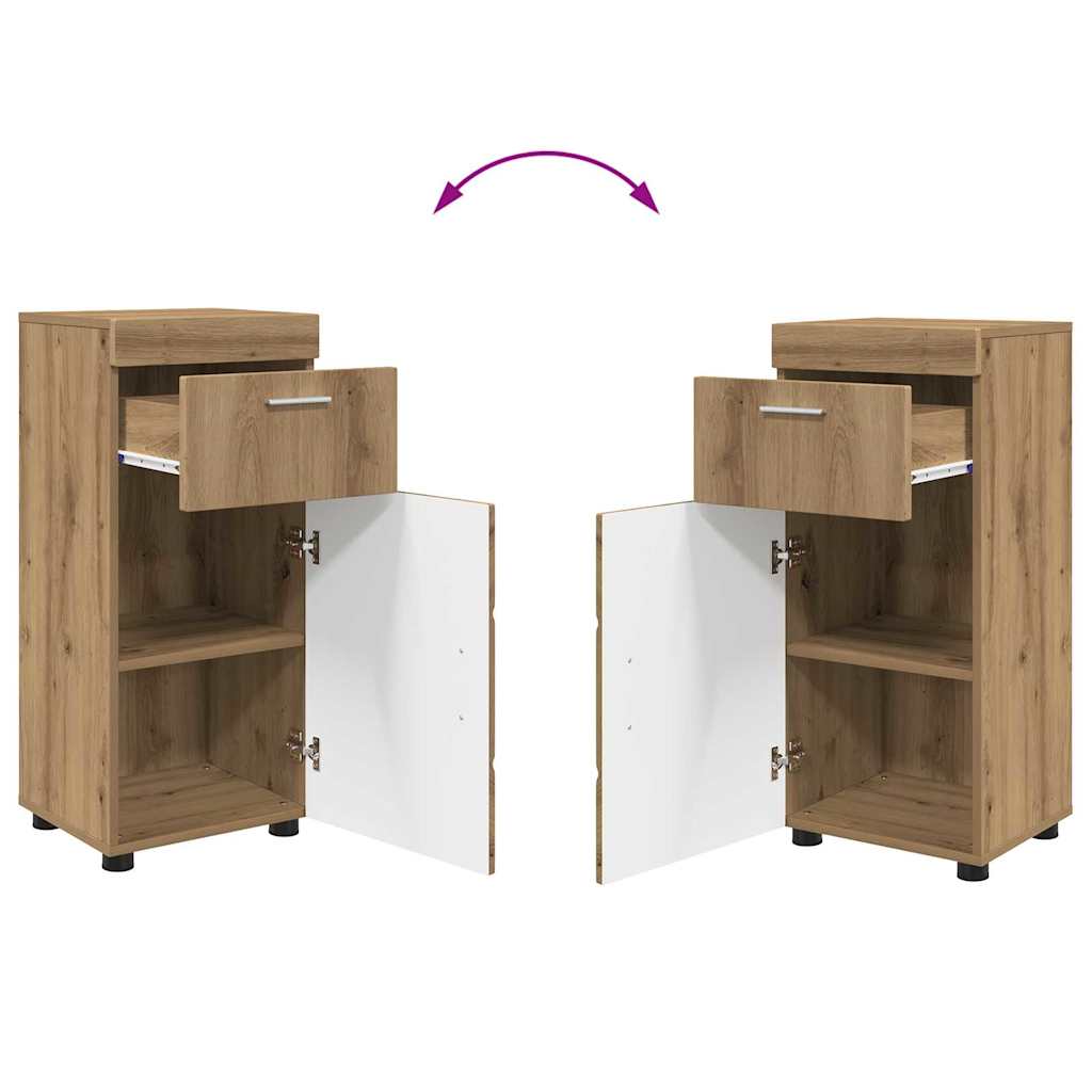 Σετ Επίπλων Μπάνιου TULUM 4 τμχ. Artisan Oak 60 x 34 x 63 εκ - Pakobazaar