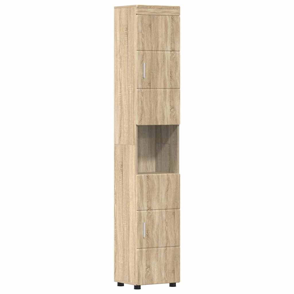 Σετ Επίπλων Μπάνιου TULUM 5 pcs Δρύς Sonoma 60 x 34 x 63 εκ