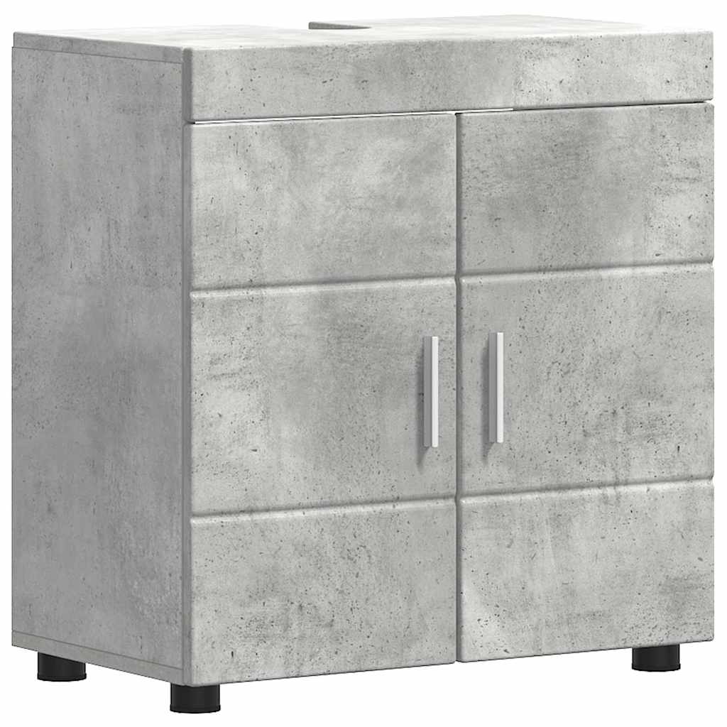 Σετ Επίπλων Μπάνιου TULUM 5 pcs Σκυρόδεμα Γκρι 60 x 34 x 63 εκ - Pakobazaar