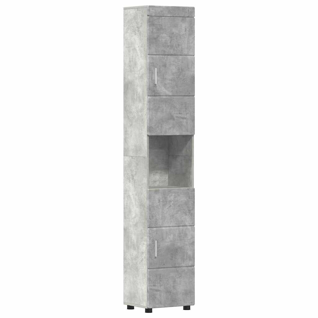 Σετ Επίπλων Μπάνιου TULUM 5 pcs Σκυρόδεμα Γκρι 60 x 34 x 63 εκ - Pakobazaar