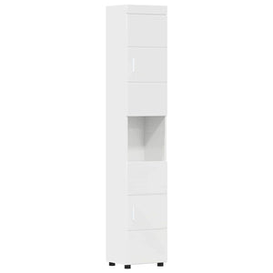 Σετ Επίπλων Μπάνιου TULUM 5 pcs Υψηλής γυαλάδας λευκό - Pakobazaar