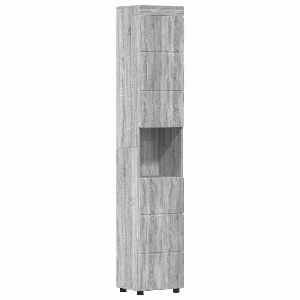 Σετ Επίπλων Μπάνιου TULUM 5 pcs Γκρίζο Σονομα 60 x 34 x 63 εκ