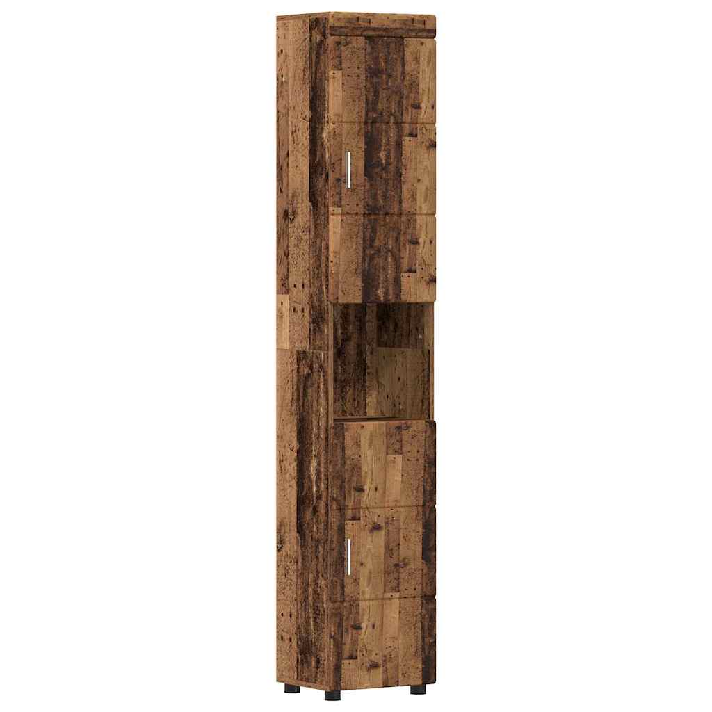 Σετ Επίπλων Μπάνιου TULUM 5 pcs Παλιό ξύλο 60 x 34 x 63 εκ