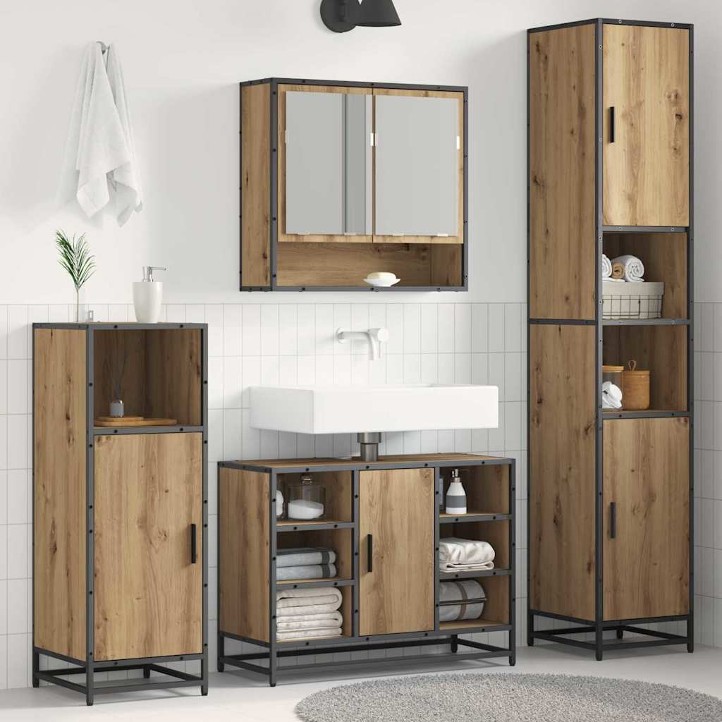 Σετ Επίπλων Μπάνιου Artisan Oak 35 x 37,5 x 188,5 εκατοστά - Pakobazaar