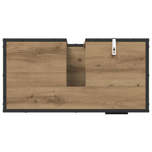 Σετ Επίπλων Μπάνιου 2 pcs Artisan Oak Επεξεργασμένο ξύλο - Pakobazaar