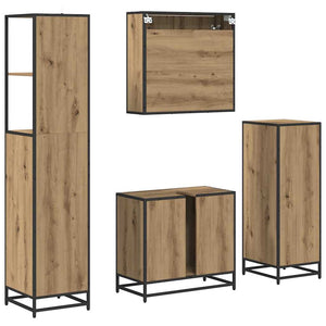 Σετ Επίπλων Μπάνιου 4 τμχ. Artisan Oak 65 x 33 x 60 εκ