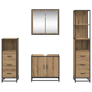 Σετ Επίπλων Μπάνιου 4 τμχ. Artisan Oak 65 x 33 x 60 εκ