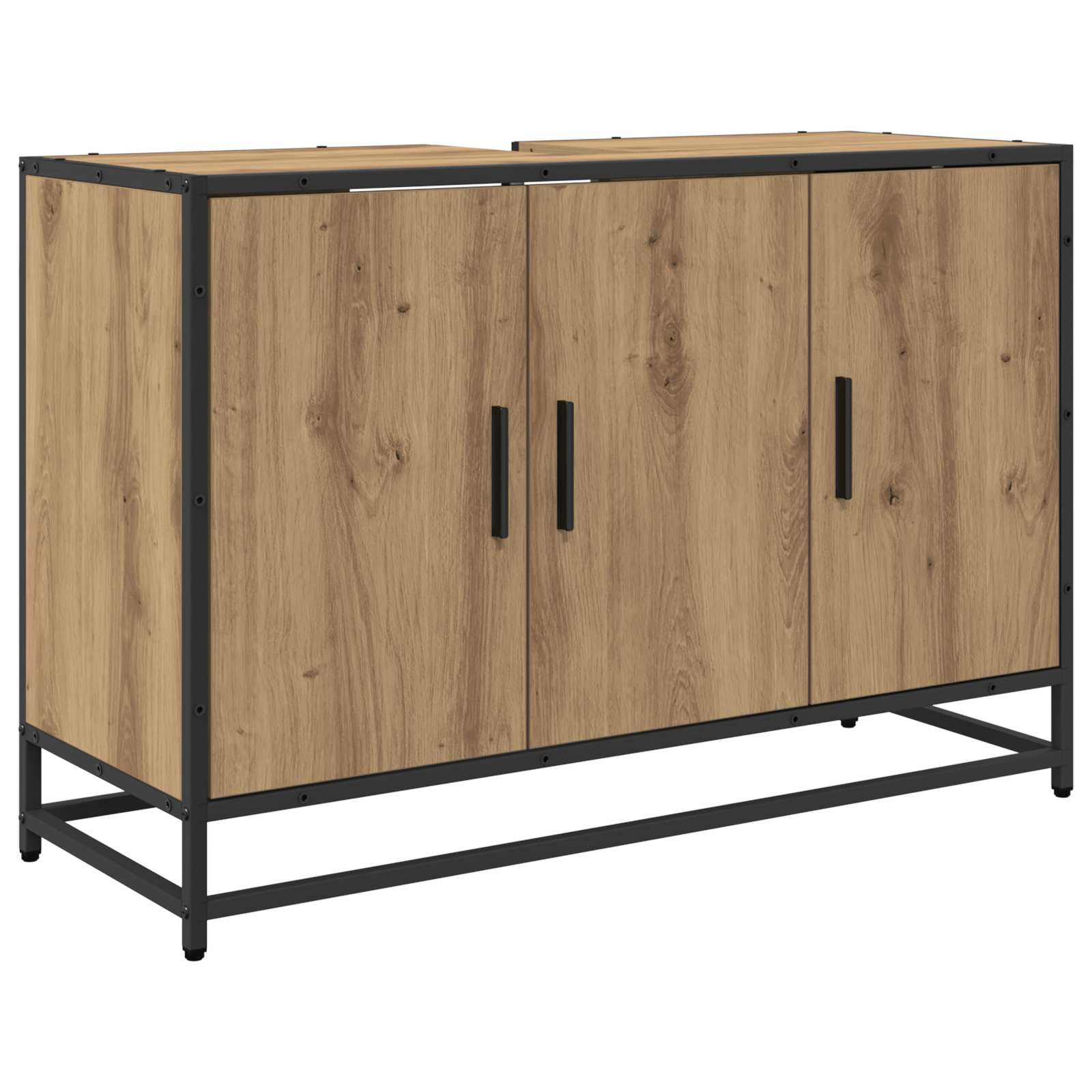 Σετ Επίπλων Μπάνιου 2 pcs Artisan Oak Επεξεργασμένο ξύλο - Pakobazaar
