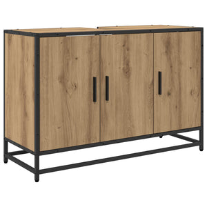 Σετ Επίπλων Μπάνιου 2 pcs Artisan Oak Επεξεργασμένο ξύλο - Pakobazaar