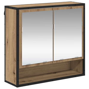Σετ Επίπλων Μπάνιου 2 pcs Artisan Oak Επεξεργασμένο ξύλο - Pakobazaar
