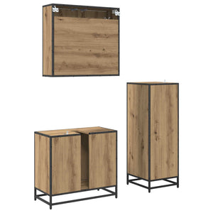Σετ Επίπλων Μπάνιου 3 τμχ. Artisan Oak 65 x 33 x 60 εκ