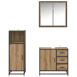 Σετ Επίπλων Μπάνιου 3 τμχ. Artisan Oak 65 x 33 x 60 εκ