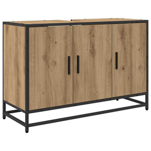 Σετ Επίπλων Μπάνιου 3 pcs Artisan Oak Επεξεργασμένο ξύλο - Pakobazaar