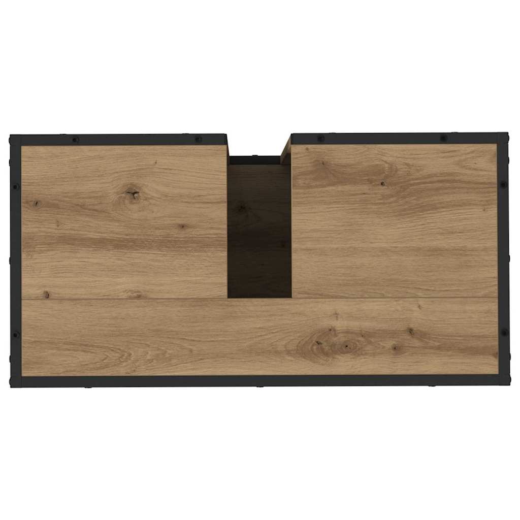 Σετ Επίπλων Μπάνιου 4 pcs Artisan Oak Επεξεργασμένο ξύλο - Pakobazaar