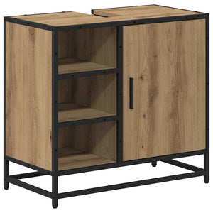 Σετ Επίπλων Μπάνιου 3 pcs Artisan Oak Επεξεργασμένο ξύλο - Pakobazaar