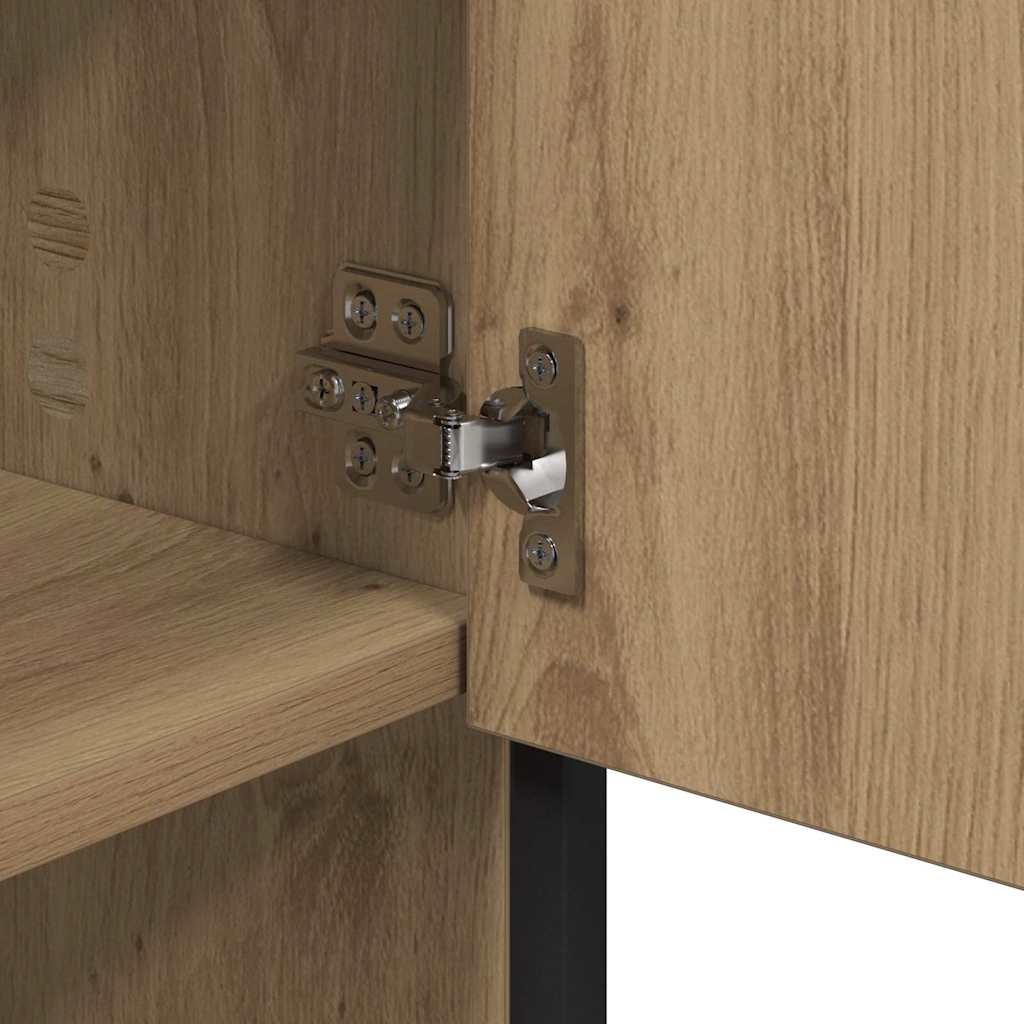 Σετ Επίπλων Μπάνιου 4 pcs Artisan Oak Επεξεργασμένο ξύλο - Pakobazaar