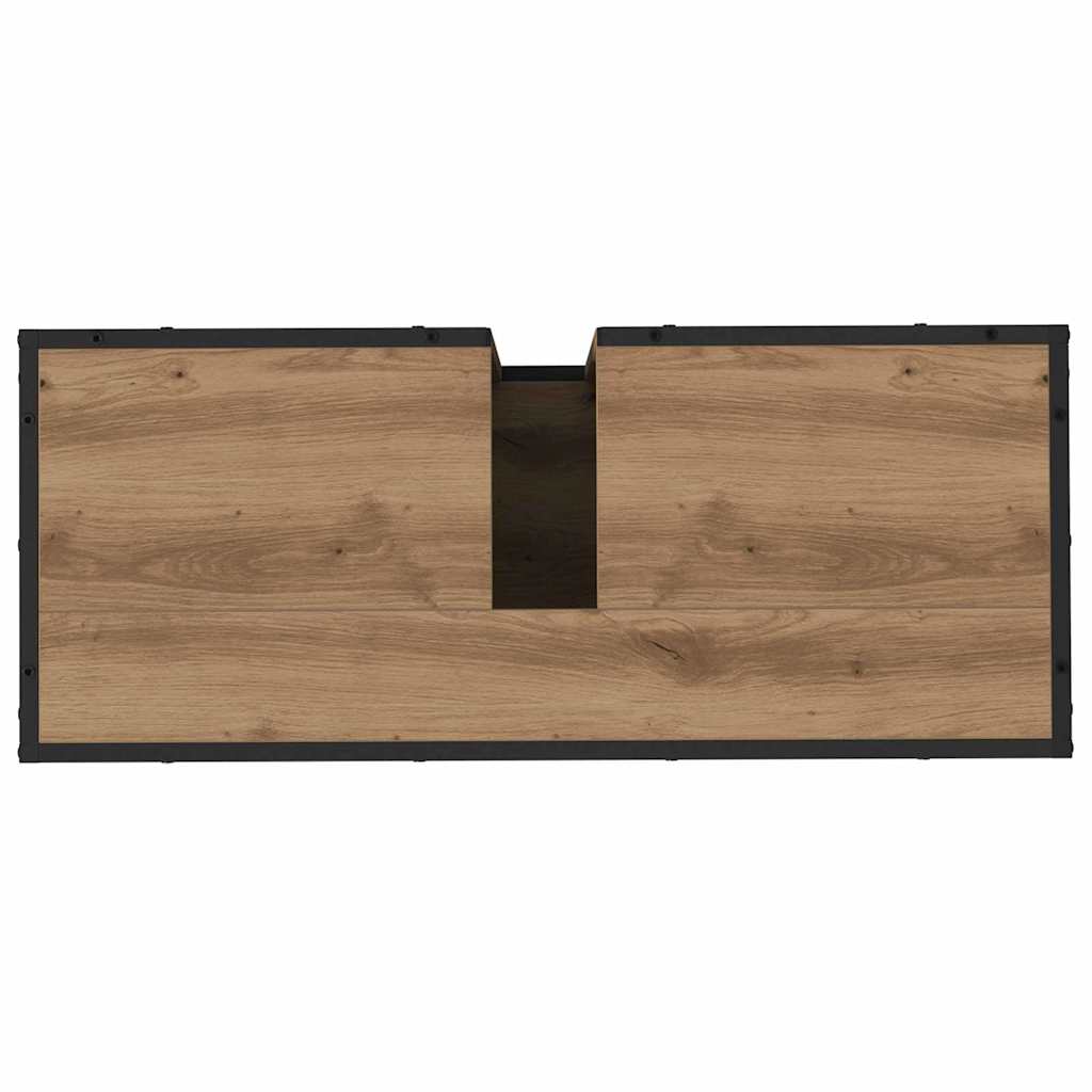 Σετ Επίπλων Μπάνιου 3 pcs Artisan Oak Επεξεργασμένο ξύλο - Pakobazaar