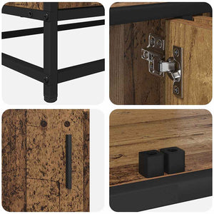 Μονάδες TV 2 pcs Παλιό Ξύλο 240 x 35 x 41 εκ Επεξεργασμένο ξύλο - Pakobazaar