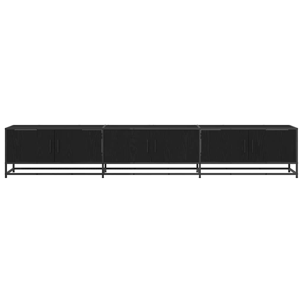 Μονάδες TV 2 pcs Μαύρη Οξυά 240 x 35 x 41 εκ Επεξεργασμένο ξύλο