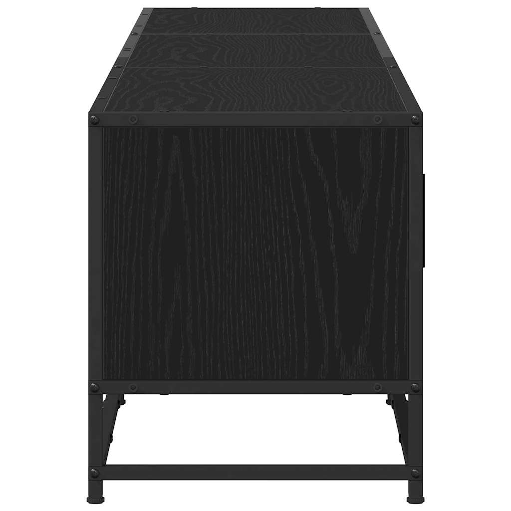 Μονάδες TV 2 pcs Μαύρη Οξυά 240 x 35 x 41 εκ Επεξεργασμένο ξύλο