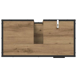 Σετ Επίπλων Μπάνιου 4 pcs Artisan Oak Επεξεργασμένο ξύλο - Pakobazaar