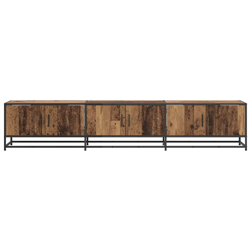 Μονάδες TV 2 pcs Παλιό Ξύλο 210 x 35 x 41 εκ Επεξεργασμένο ξύλο - Pakobazaar