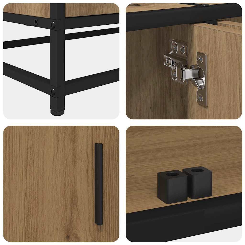 Μονάδες TV 2 pcs Artisan Oak 210 x 35 x 41 εκ - Pakobazaar