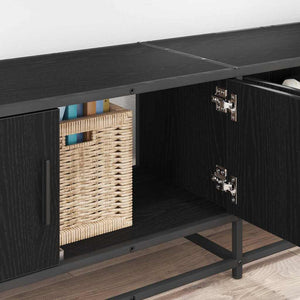Μονάδες TV 210 x 35 x 41 εκ Μαύρη Οξυά Επεξεργασμένο ξύλο