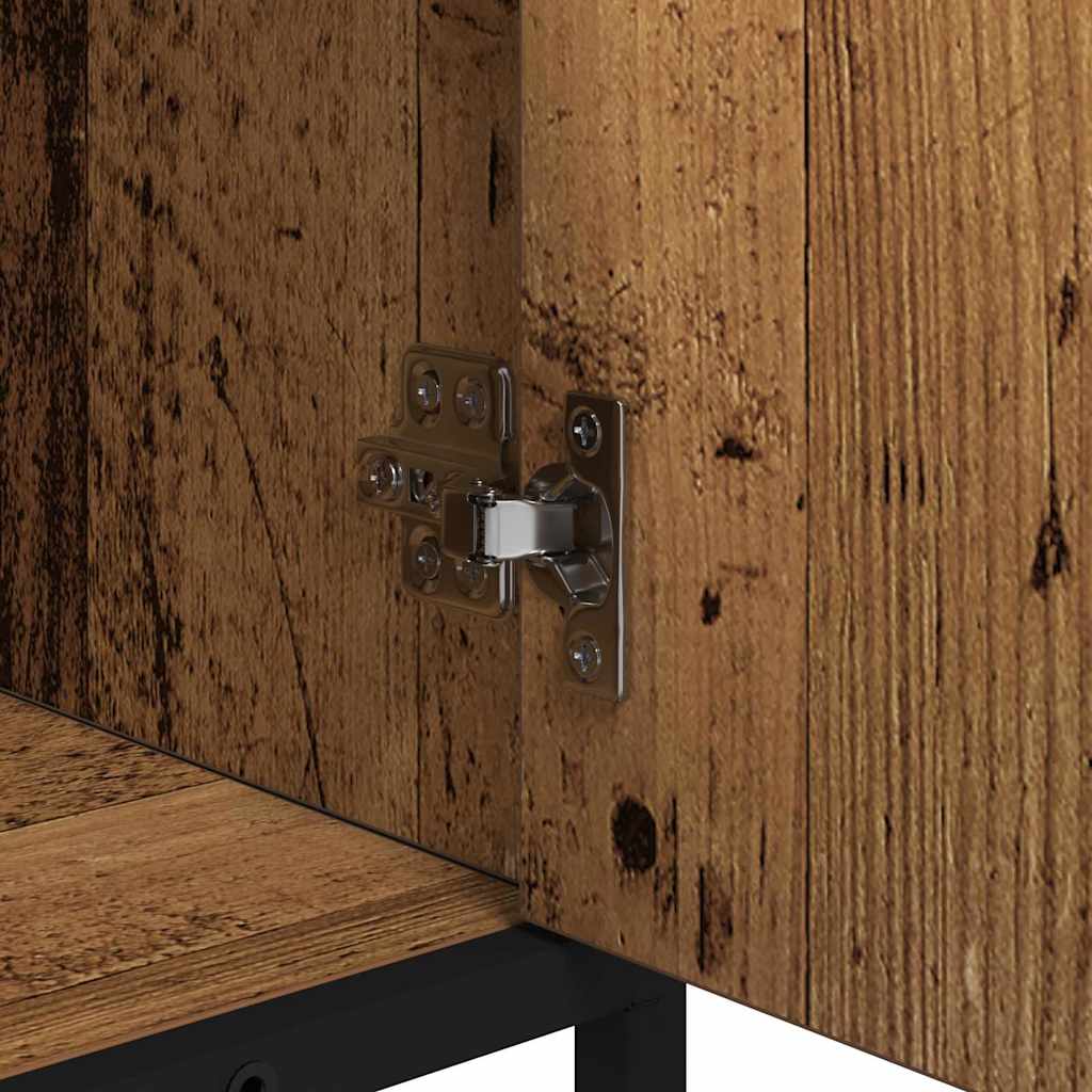 Σετ Επίπλων Μπάνιου με ράφι 2 pcs Παλιό Ξύλο Επεξεργασμένο ξύλο - Pakobazaar