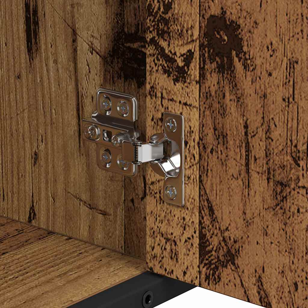 Σετ Επίπλων Μπάνιου με ράφι 3 pcs Παλιό Ξύλο Επεξεργασμένο ξύλο - Pakobazaar