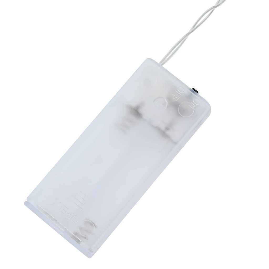 Χριστουγεννιάτικος Κεφαλόσκαφος με 10 LED Κεριά Λευκό - Pakobazaar