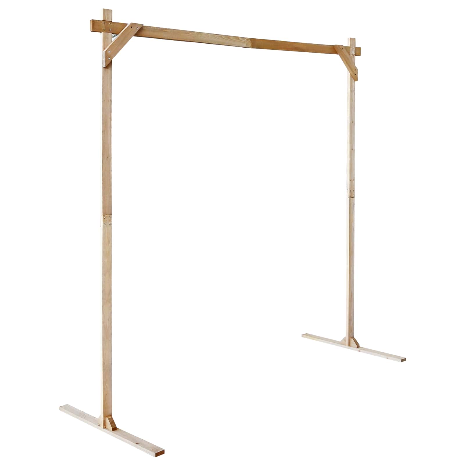 Αψίδα Γάμου Ανοιχτό καφέ 225 x 95 x 226 εκ Στερεό ξύλο πεύκου - Pakobazaar