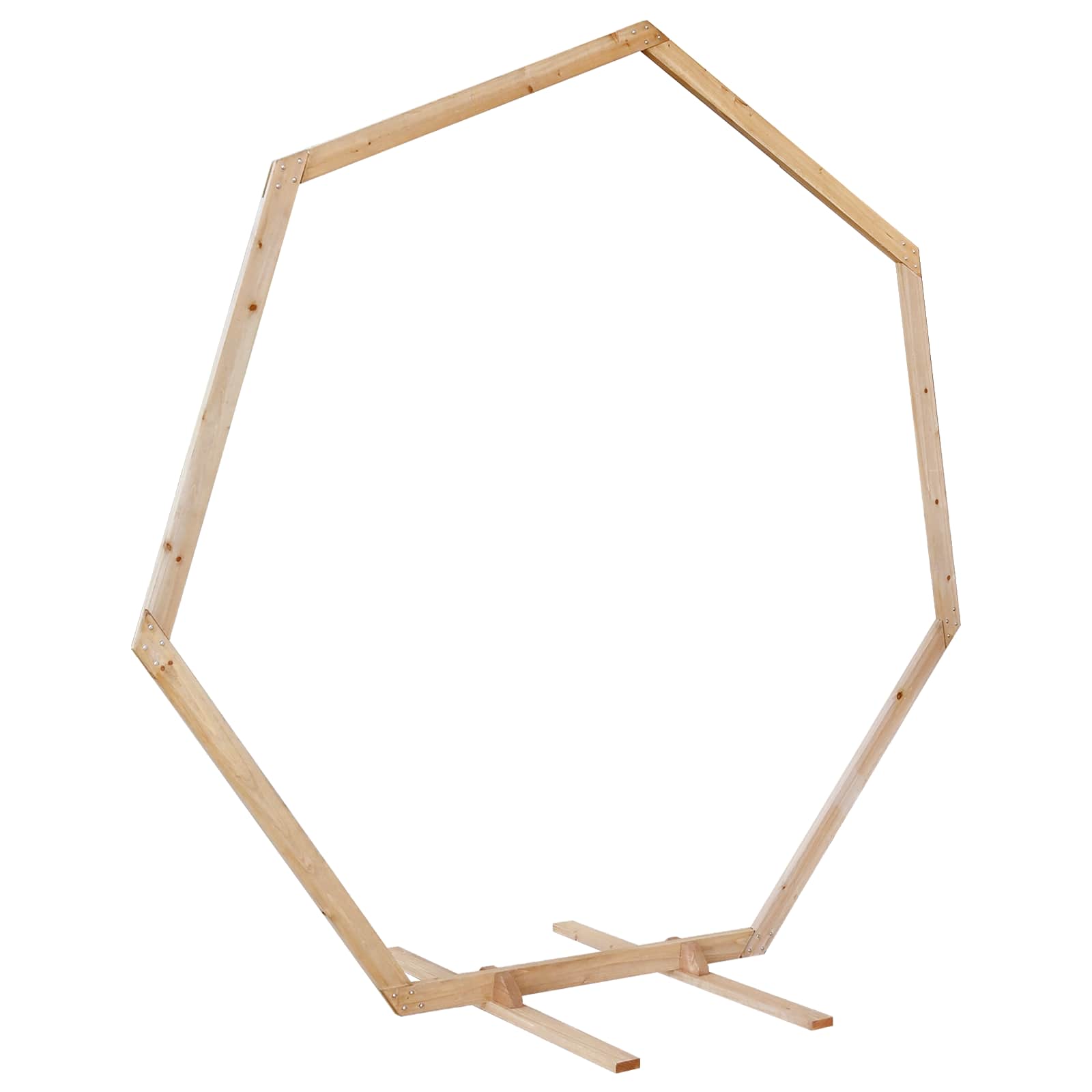 Αψίδα Γάμου Ανοιχτό καφέ 221 x 92 x 216 εκ Στερεό ξύλο πεύκου - Pakobazaar