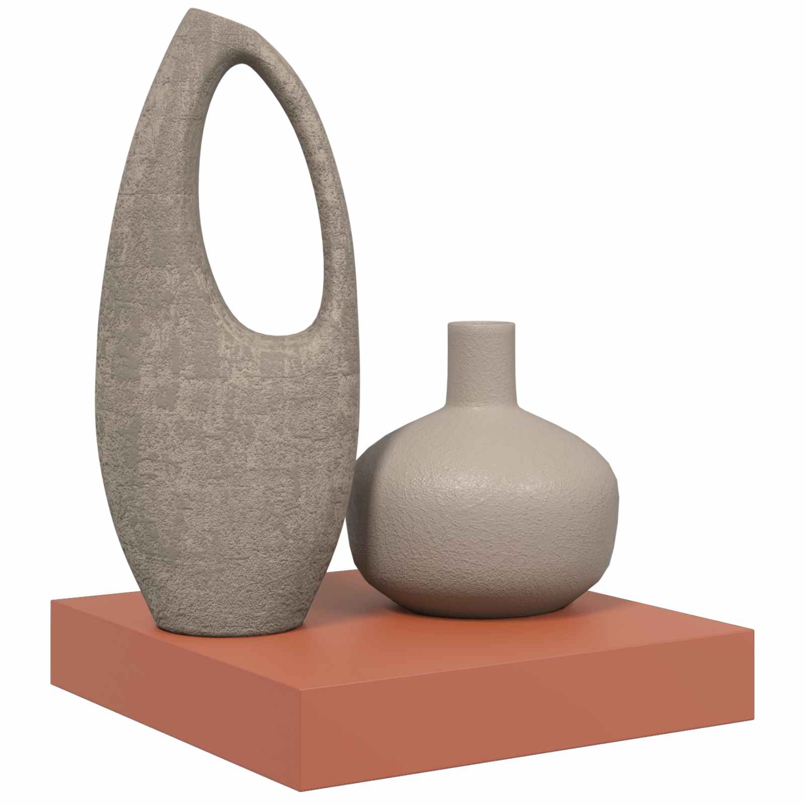 Ράφι Τοίχου Κόκκινο 23 x 23,5 x 4 εκ Επεξεργασμένο ξύλο