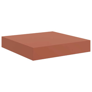 Ράφι Τοίχου Επιτοίχιο 2 τμχ. Κόκκινο 23 x 23,5 x 3,8 cm