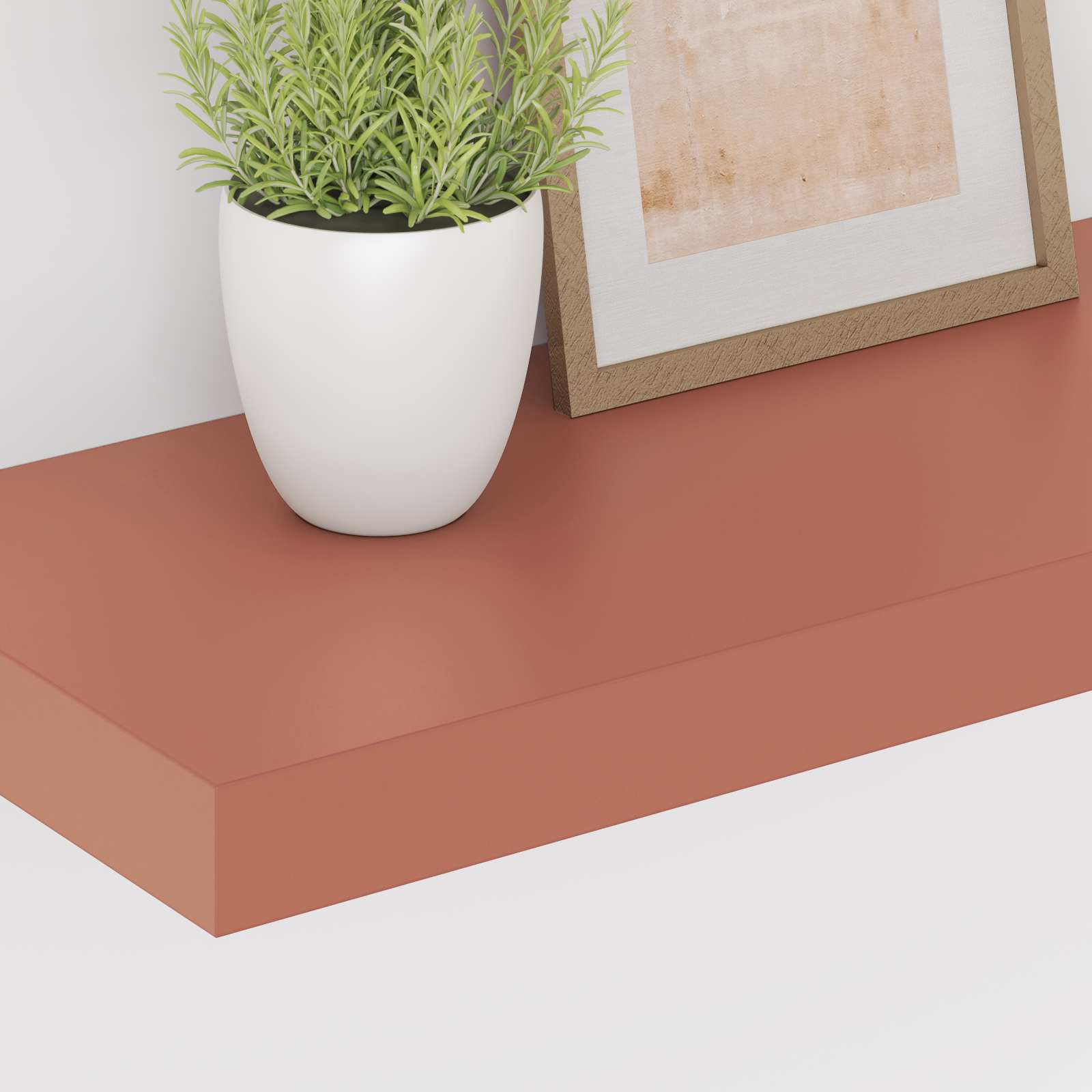 Ράφι Τοίχου 4 pcs Κόκκινο 50 x 23 x 4 εκ. Επεξεργασμένο ξύλο - Pakobazaar