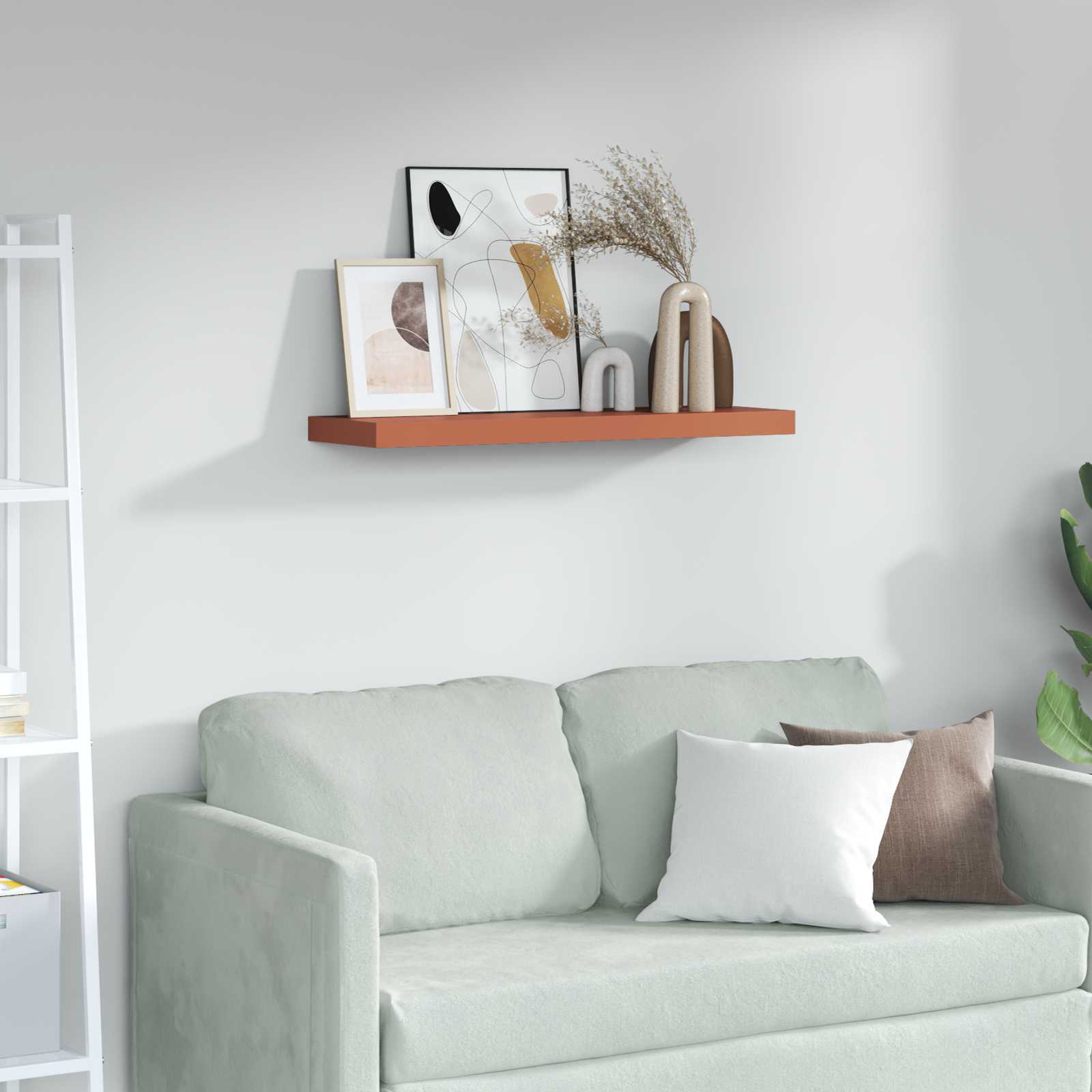 Ράφι Τοίχου Κόκκινο 90 x 23,5 x 4 εκ Επεξεργασμένο ξύλο