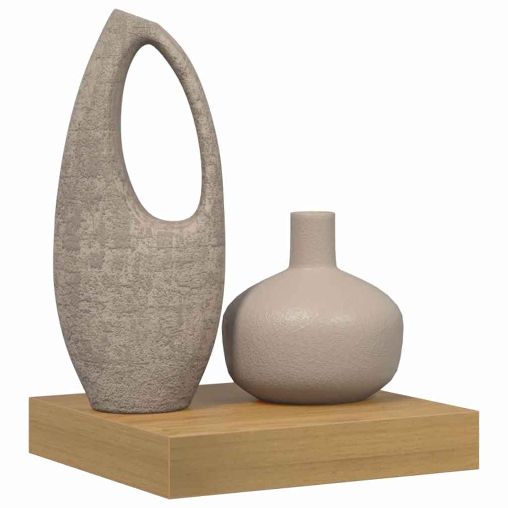 Ράφι Τοίχου Επιτοίχιο Καφέ 23 x 23,5 x 4 εκ Επεξεργασμένο ξύλο