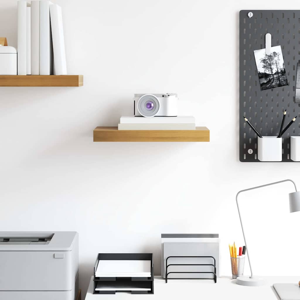 Ράφι Τοίχου Επιτοίχιο Καφέ 40 x 23,5 x 4 εκ Επεξεργασμένο ξύλο - Pakobazaar