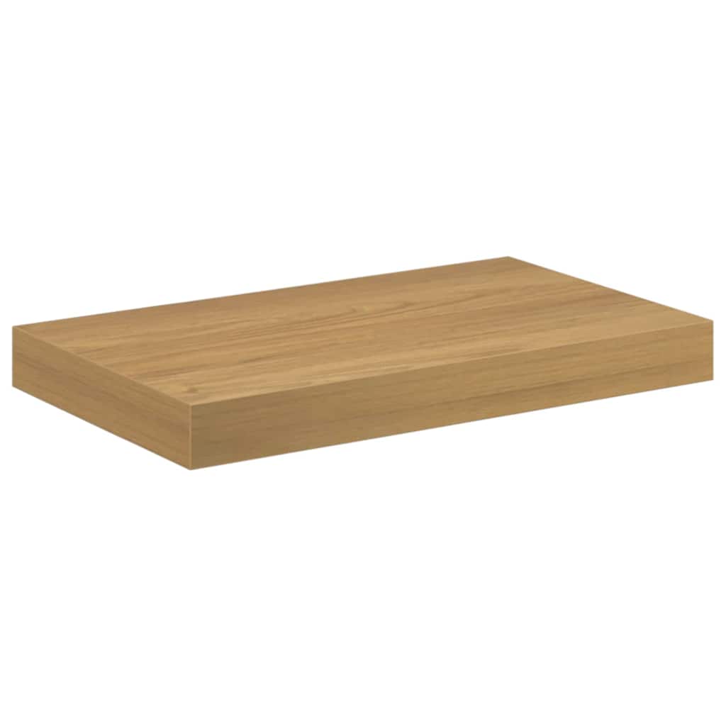 Ράφι Τοίχου 2 pcs Καφέ 40 x 23,5 x 4 εκ Επεξεργασμένο ξύλο - Pakobazaar