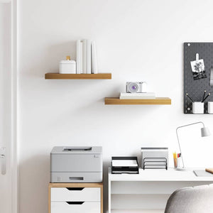 Ράφι Τοίχου 2 pcs Καφέ 50 x 23 x 4 εκ. Επεξεργασμένο ξύλο - Pakobazaar